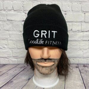 Goodlife Fitness GRIT Beanie Cap Knit Toque Embroidered Activewear Gym Training